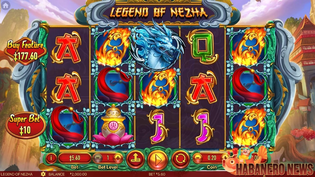 Nikmati keseruan dalam permainan slot online Legend of Nezha dari Habanero yang menggunakan tema mitologi Tiongkok, Nezha yang merupakan seorang pahlawan muda dengan desain memukau, fitur menarik, dan potensi pembayaran besar, yang menggabungkan budaya, fantasi, dan kesempat menang dalam satu paket seru.