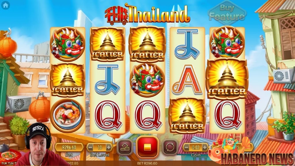 Nikmati keseruan dalam permainan slot online Tuk Tuk Thailand dari Habanero yang menggunakan tema Perjalanan wisata Thailand dengan kendaraan khas tuk-tuk yang menghadirkan nuansa budaya Asia Tenggara yang eksotis, namun juga menawarkan fitur-fitur menarik dengan potensi kemenangan besar.