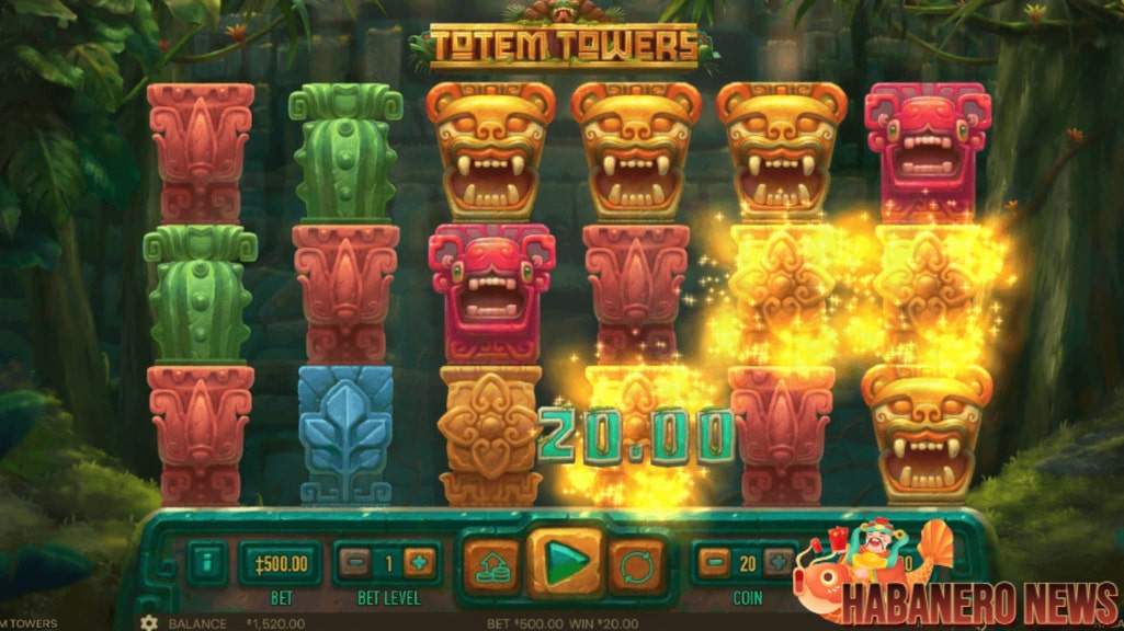 Nikmati keseruan dalam permainan slot online Totem Towers dari Habanero yang menggunakan tema suku kuno dan totem spritual, di mana menara totem misterius menyimpan harta karun tersembunyi. Pemain pastinya di ajak ke dalam dunia penuh simbol tribal, kekuatan magis, dan fitur permainan yang unik.